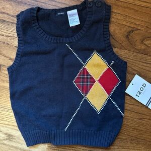 Izod Black Cotton Sweater